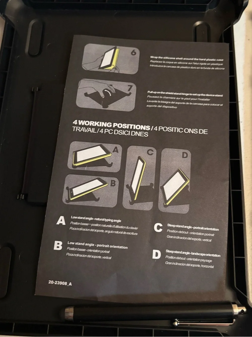 iPad 5th/6th Generation Heavy Duty Protective Case – Black
